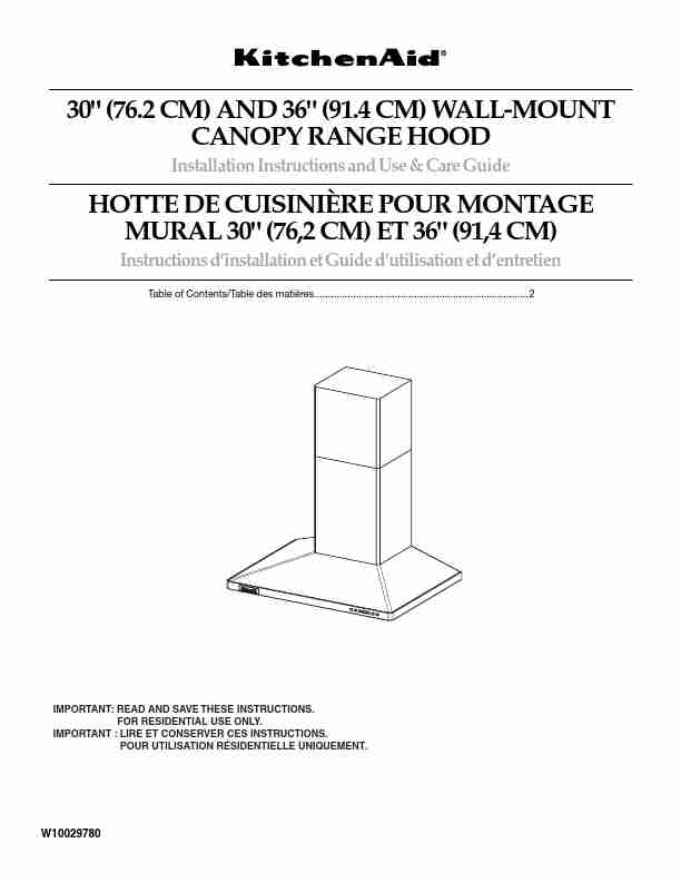 KitchenAid Ventilation Hood W10029780-page_pdf